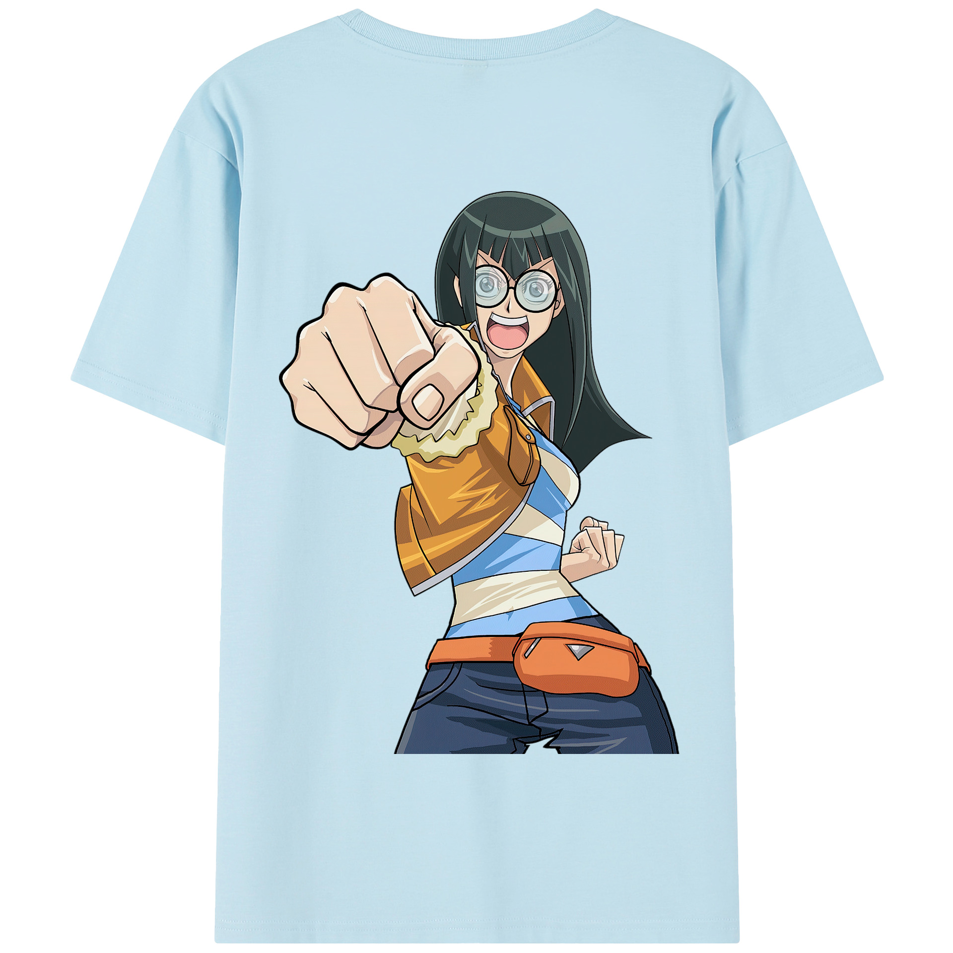 （画像用） 遊☆戯☆王 Yu-Gi-Oh! 綿100％半袖Tシャツ（背面プリント）